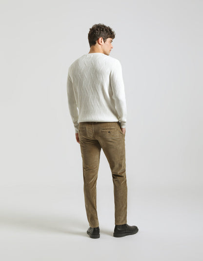 Pantaloni chino di velluto