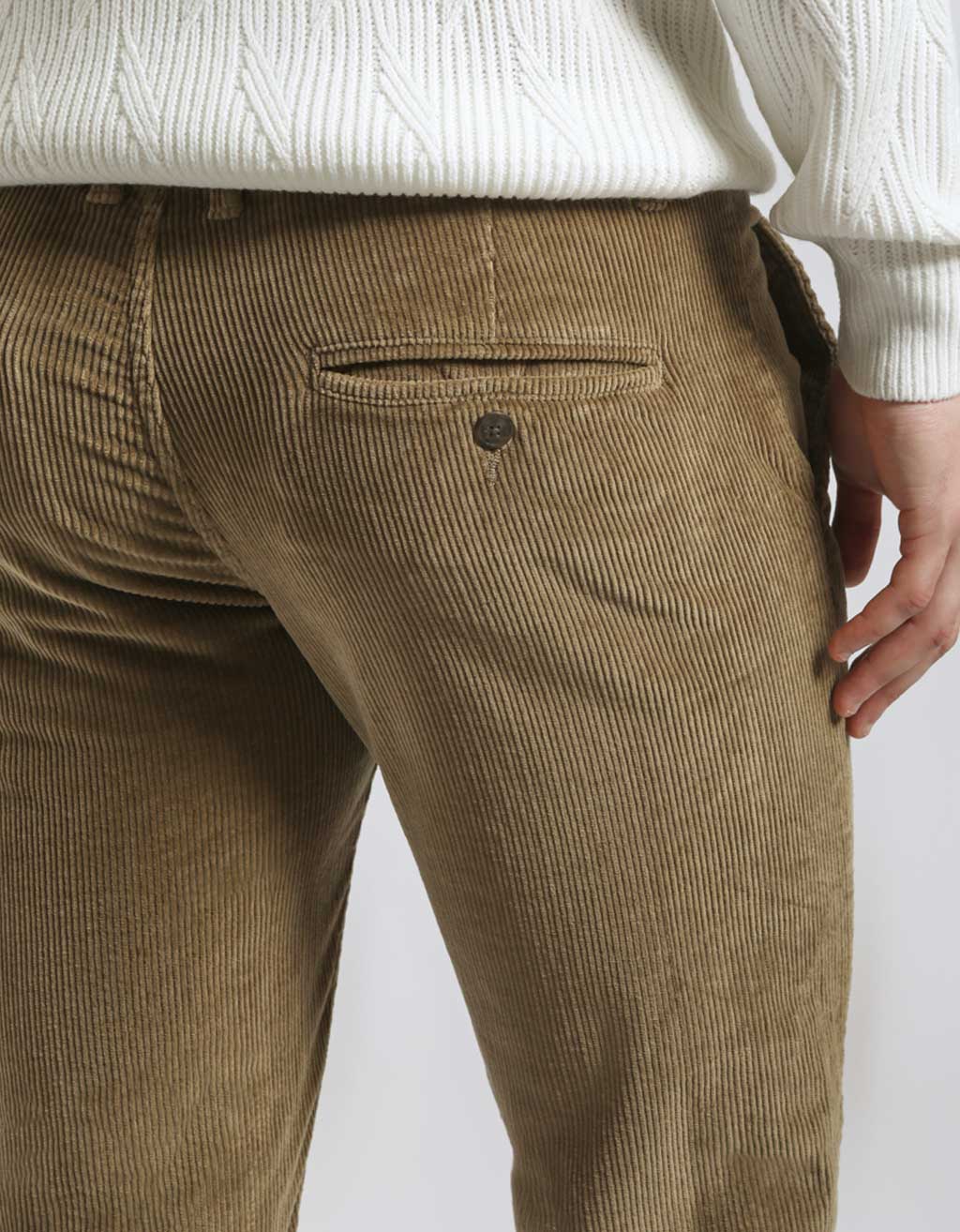 Pantaloni chino di velluto