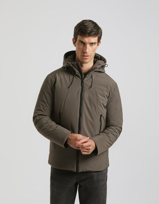 Giubbotto imbottito con cappuccio