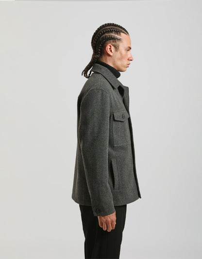 Giacca camicia con bottoni