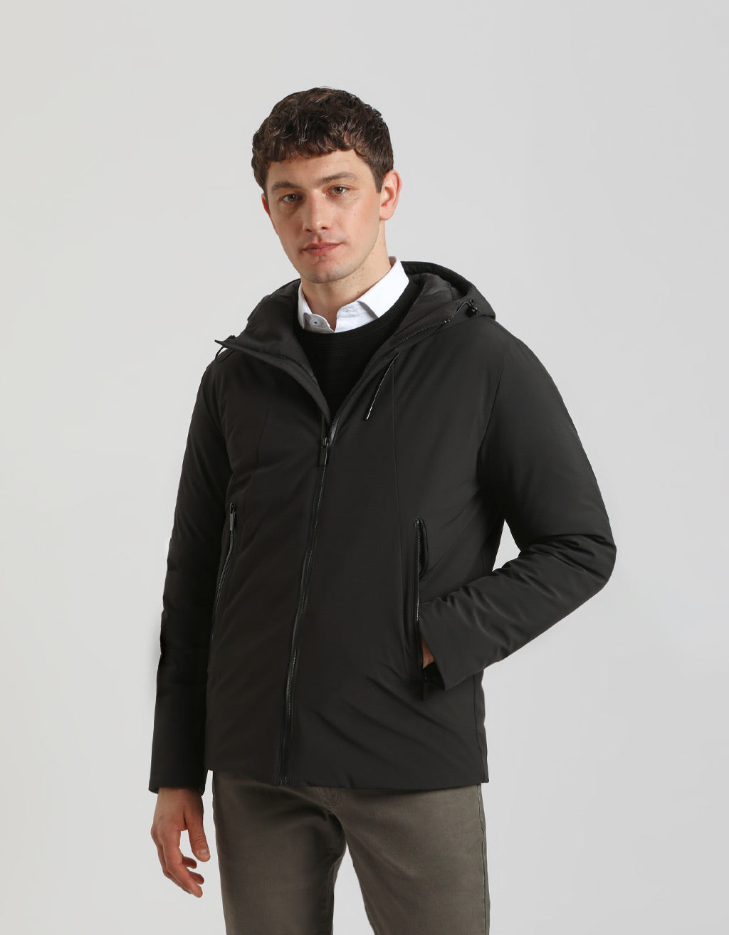 Giubbotto imbottito con cappuccio