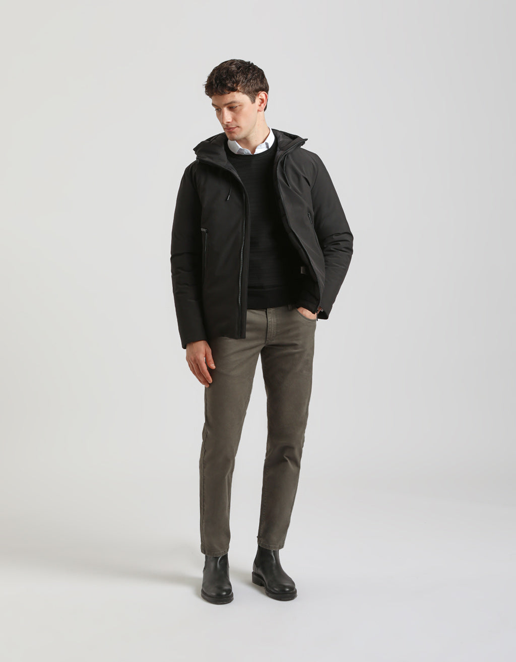 Giubbotto imbottito con cappuccio