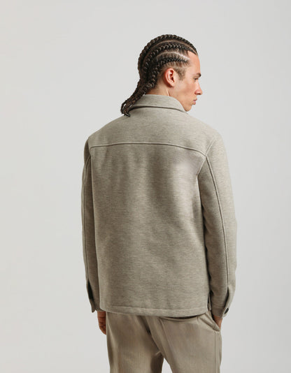 Giacca camicia con bottoni