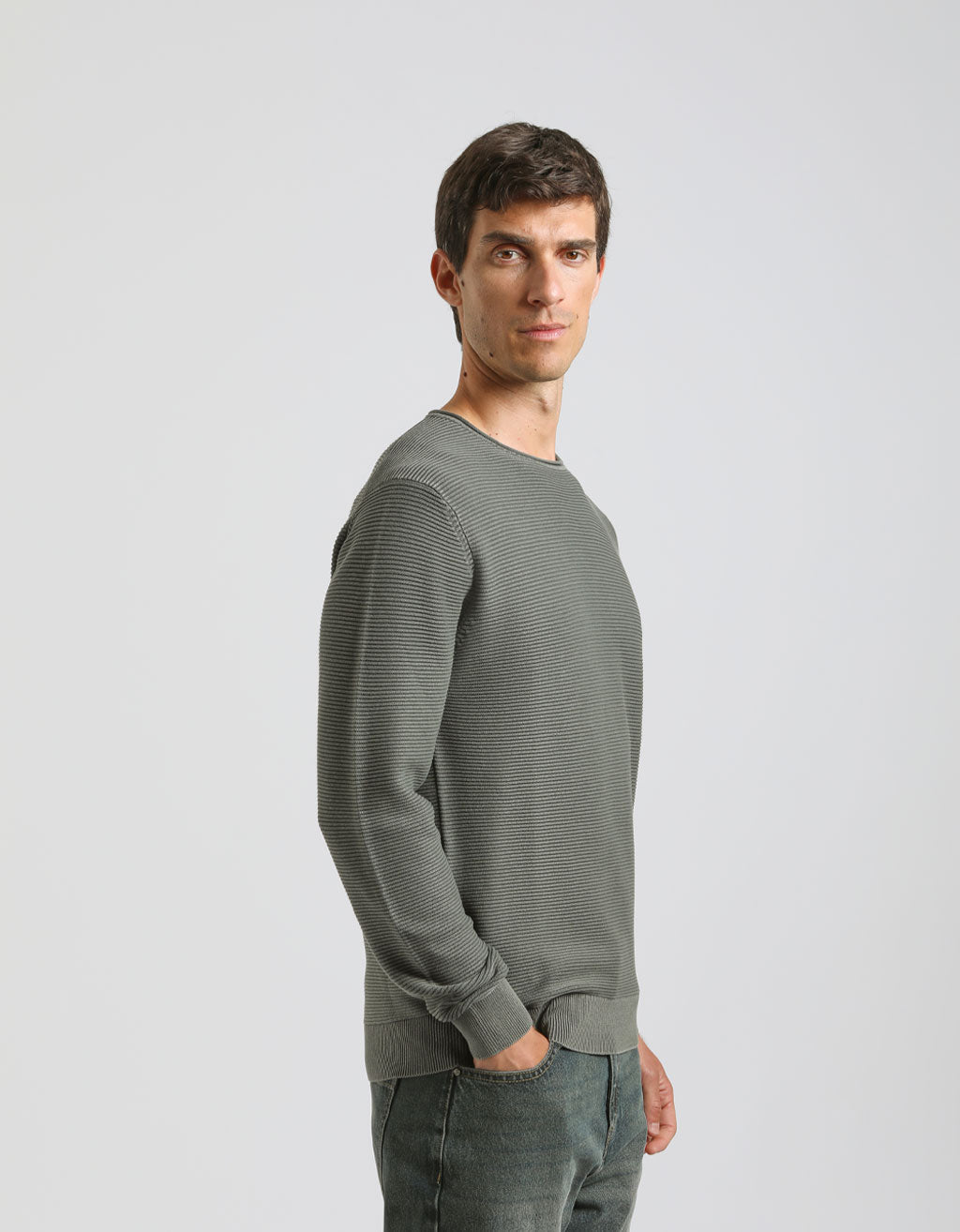 Maglia girocollo 100% cotone