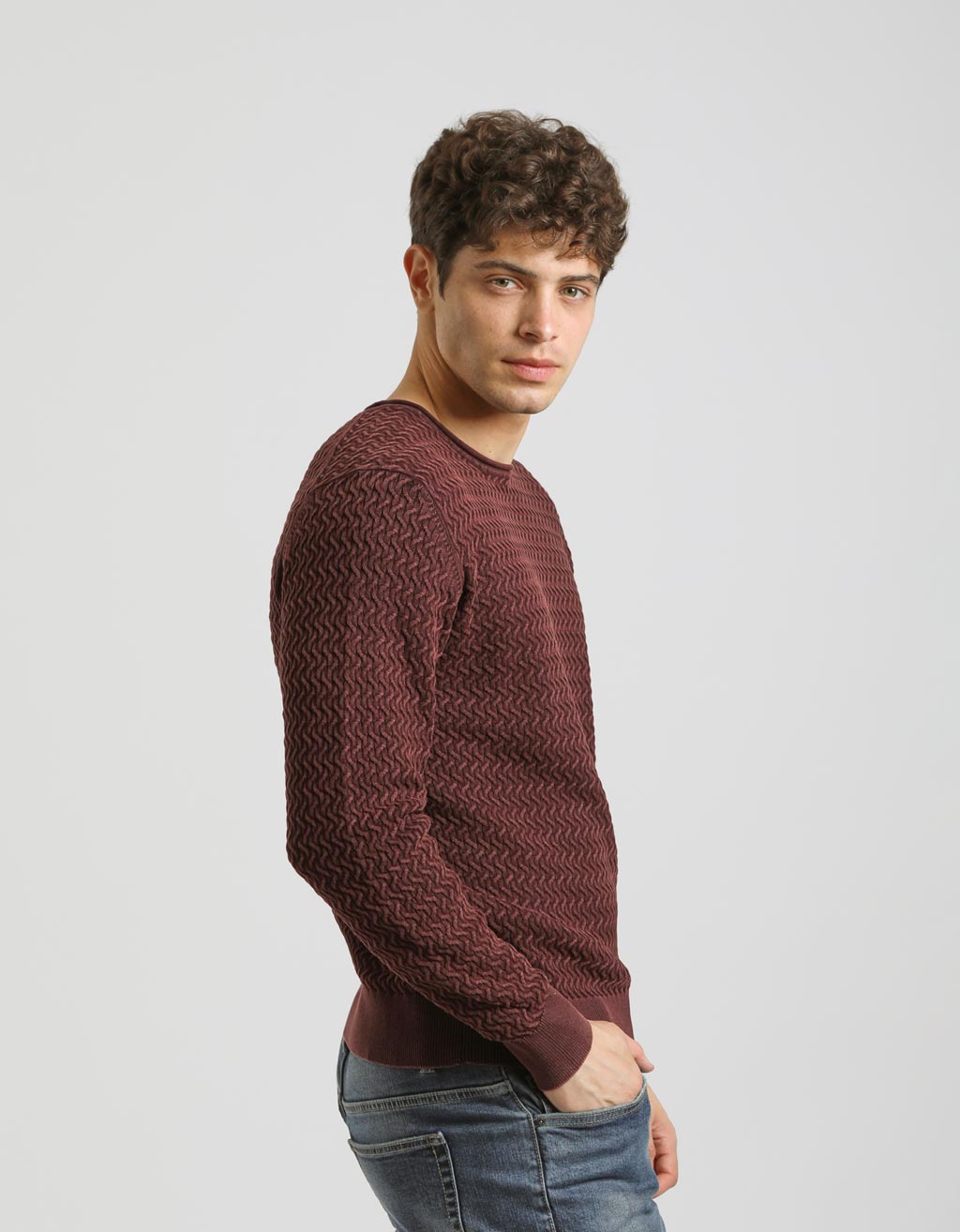 Maglia girocollo 100% cotone