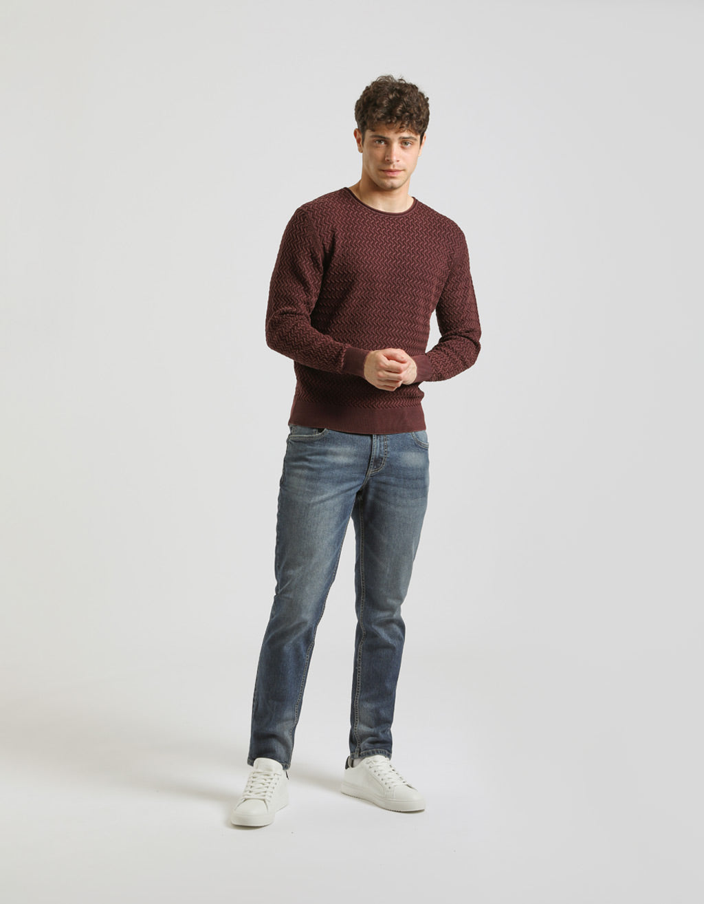 Maglia girocollo 100% cotone