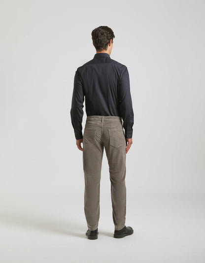 Pantaloni cinque tasche di velluto