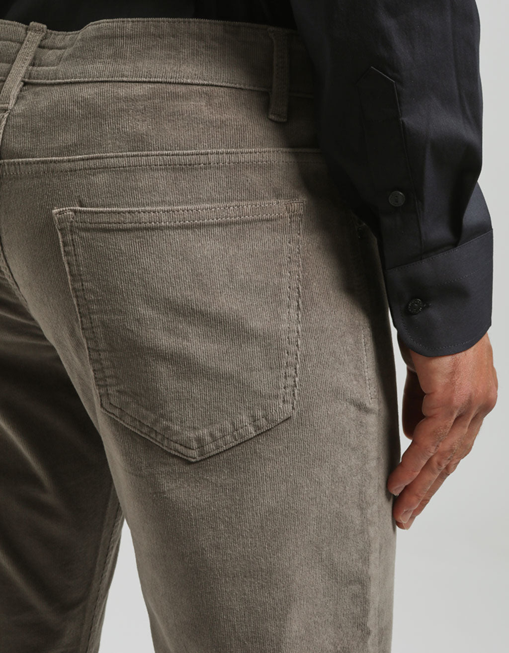 Pantaloni cinque tasche di velluto