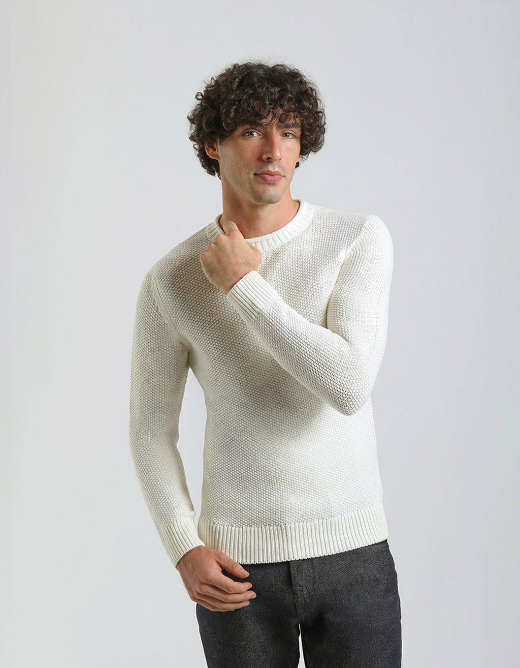 Lupetto con collo rotolino