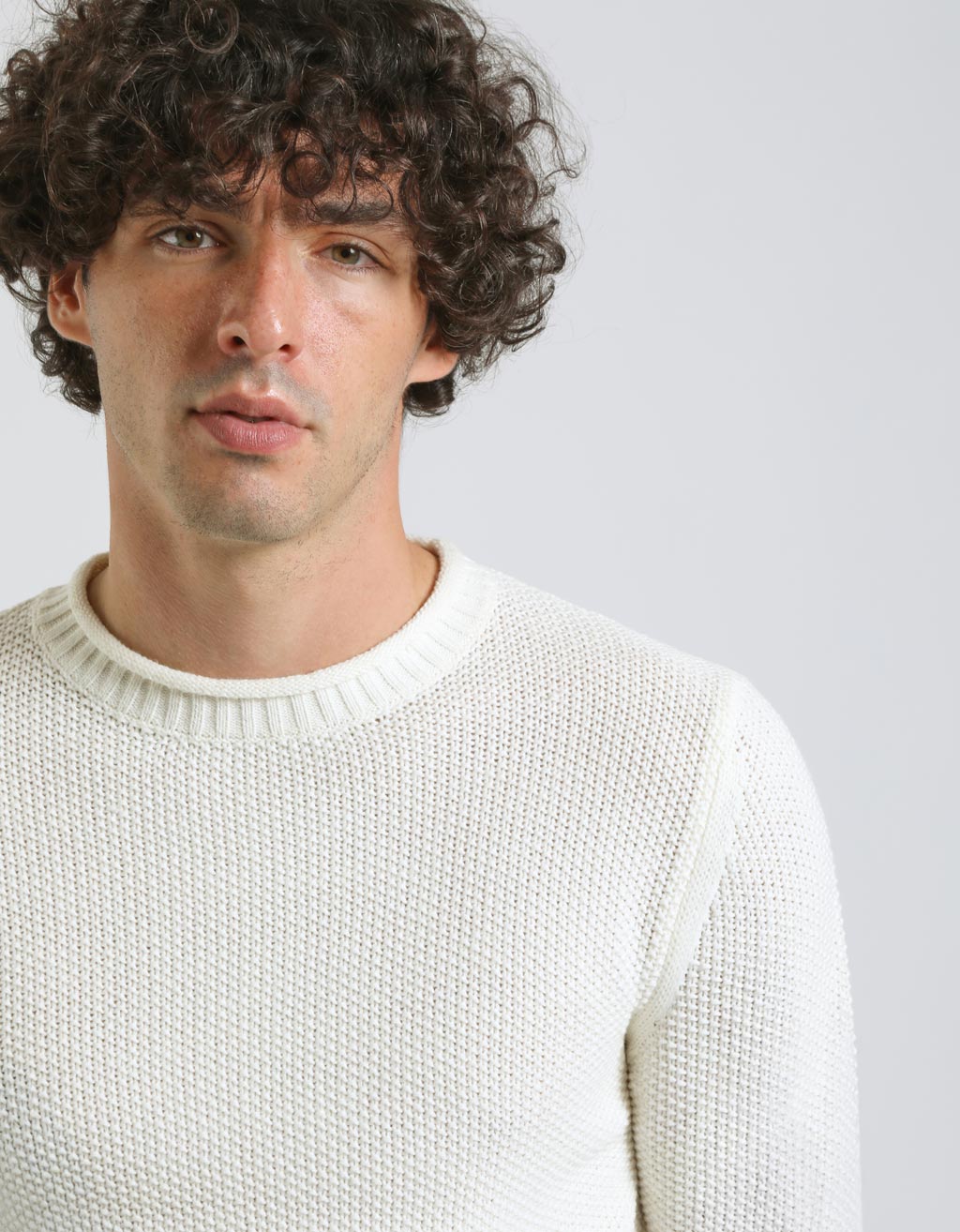 Lupetto con collo rotolino