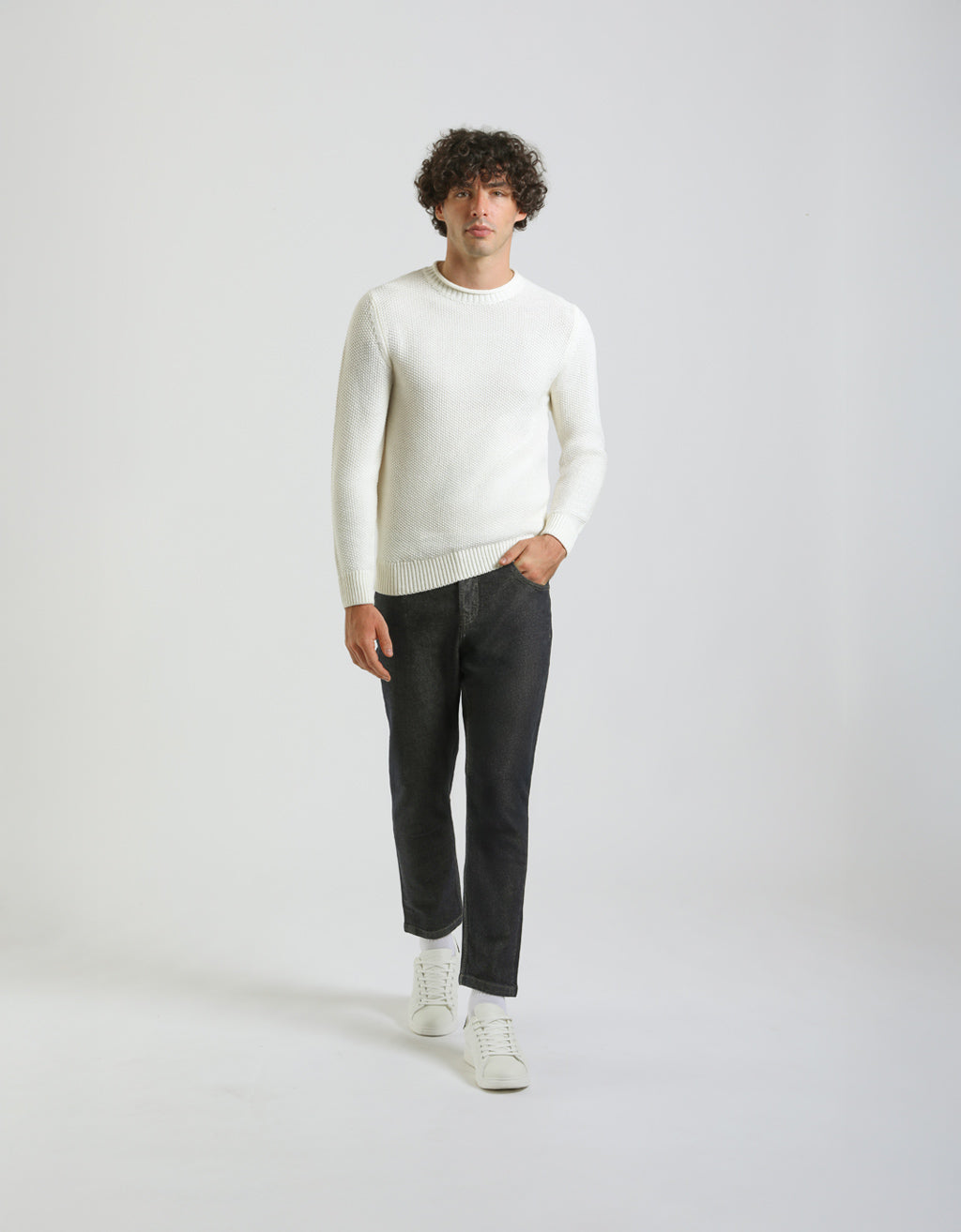 Lupetto con collo rotolino