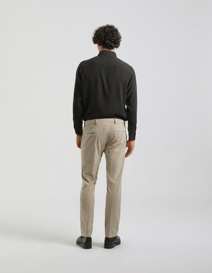 Pantaloni chino in velluto