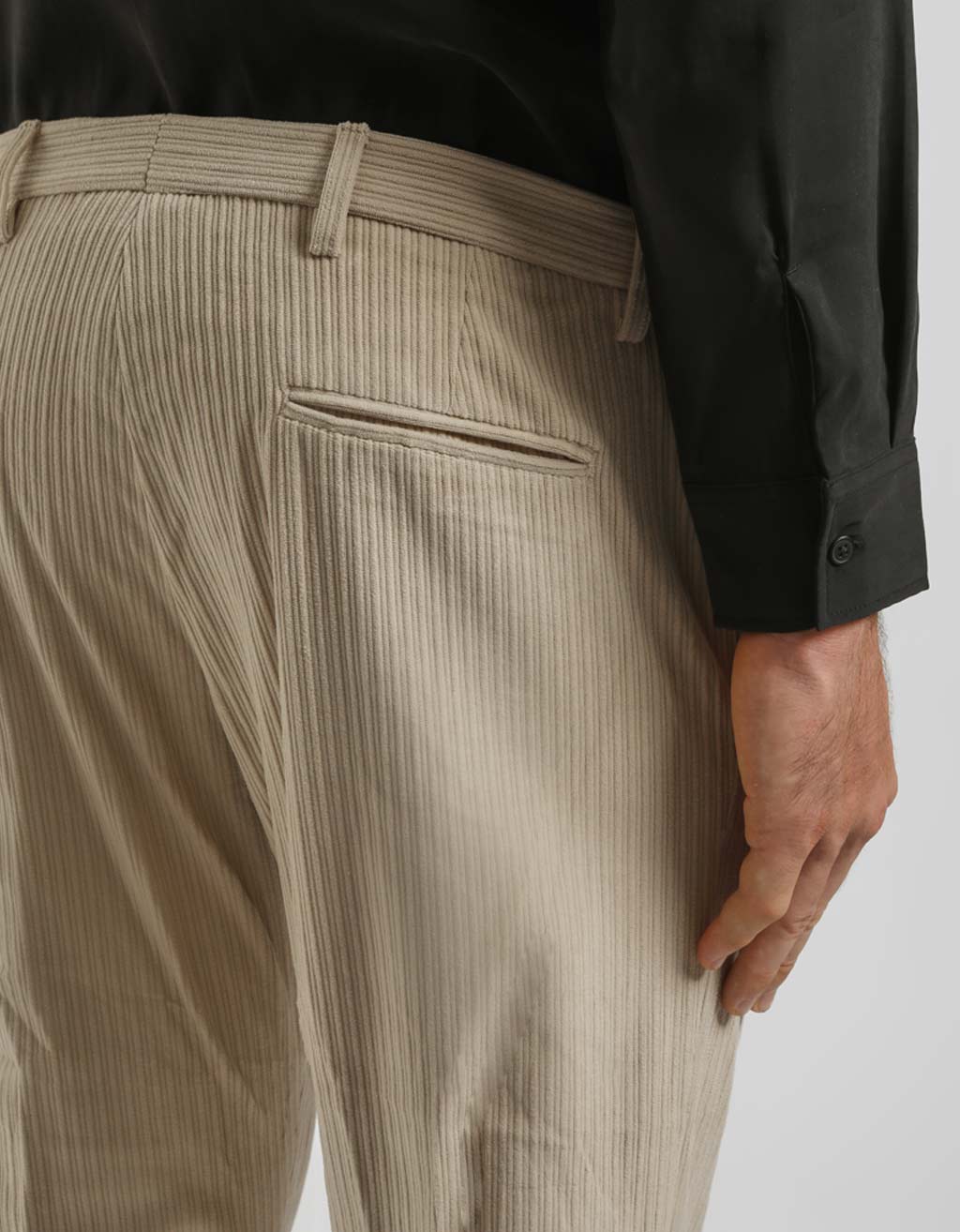 Pantaloni chino in velluto
