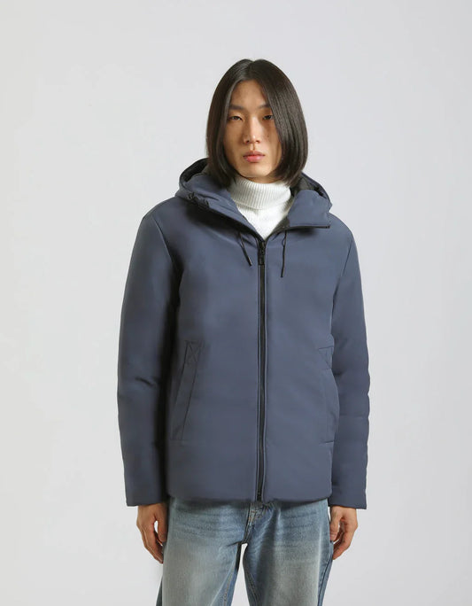 Giubbotto antivento con cappuccio