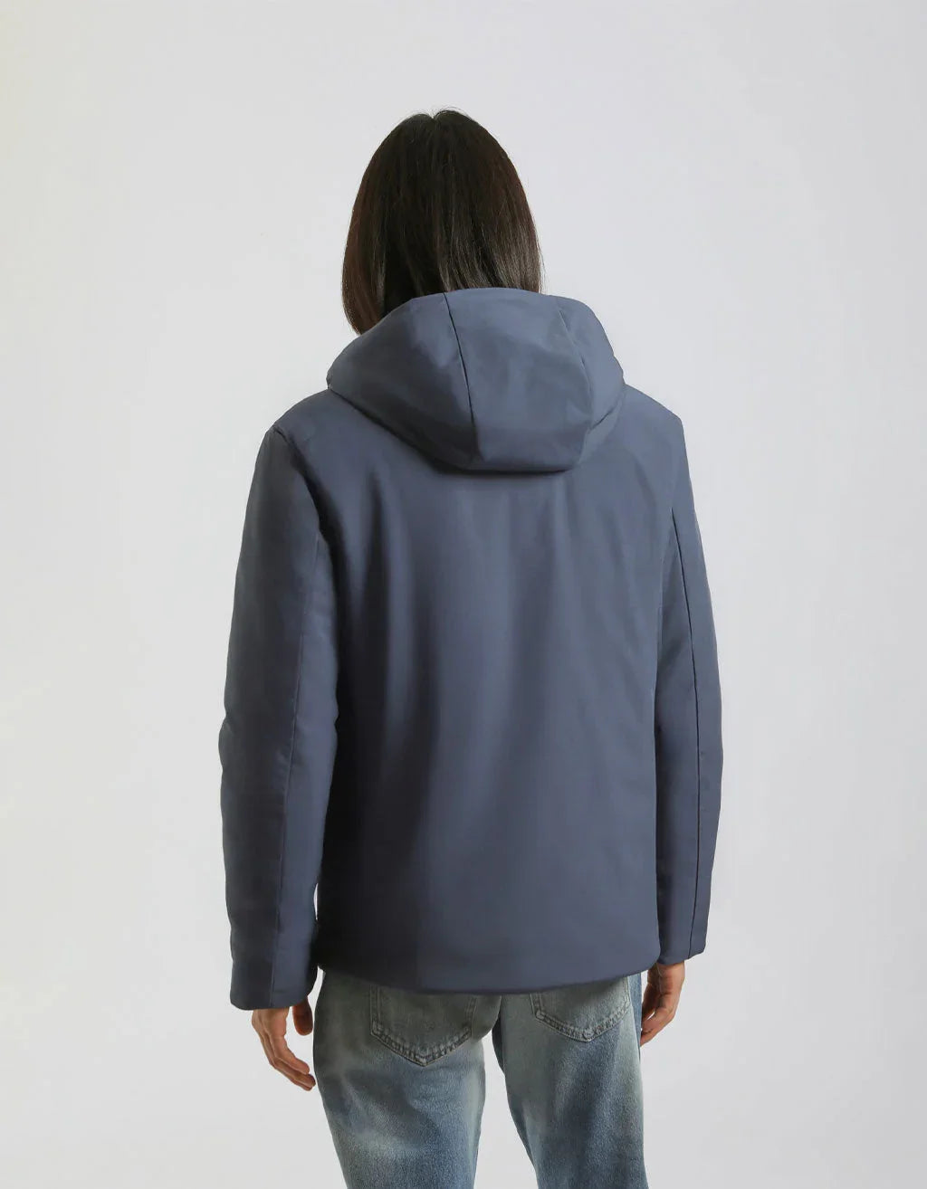 Giubbotto antivento con cappuccio