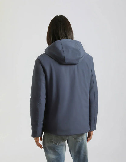 Giubbotto antivento con cappuccio