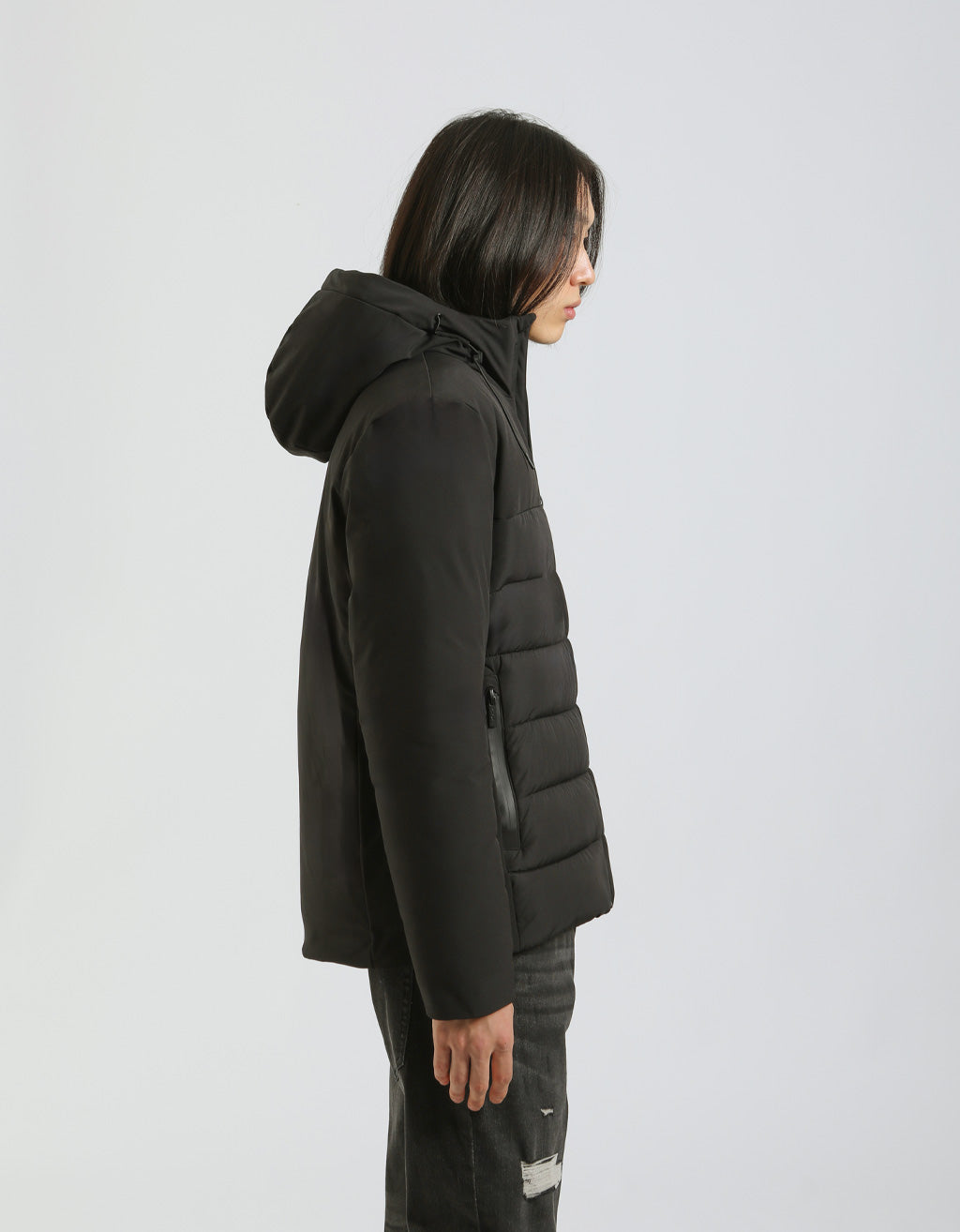 Giubbotto imbottito con cappuccio