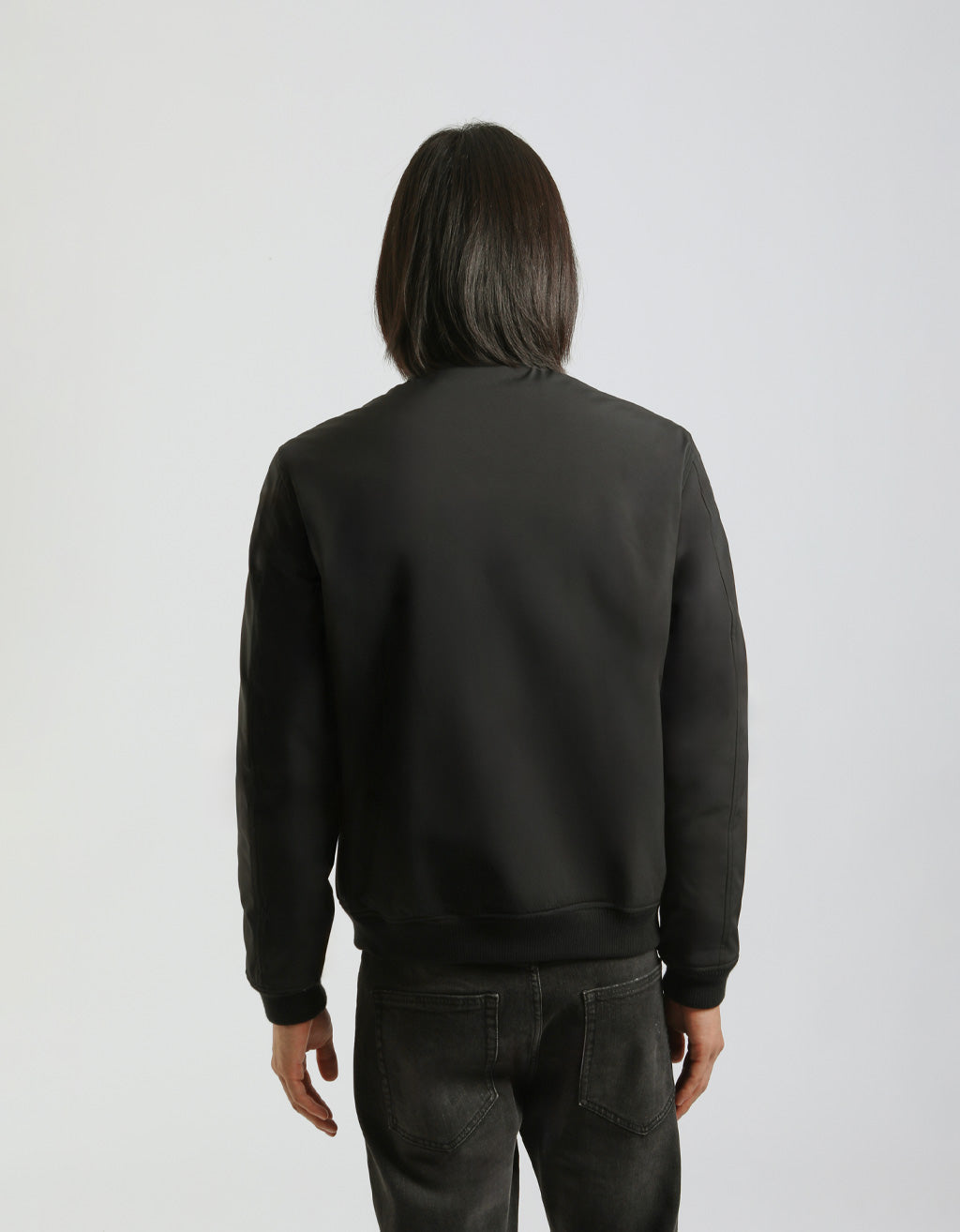 Bomber imbottito con collo lupetto