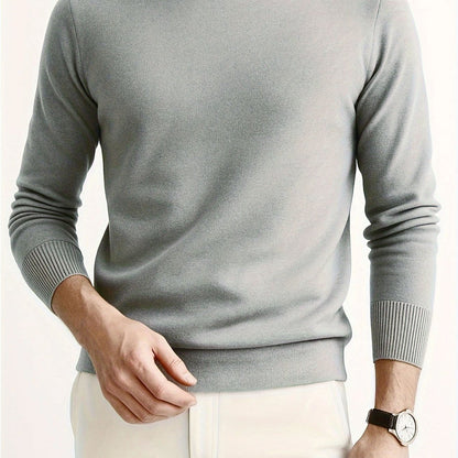 Maglione Collo Alto Casual e Caldo