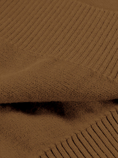 Maglione Girocollo In Maglia Tinta Unita