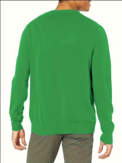 Maglione Girocollo In Maglia Tinta Unita