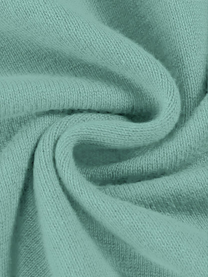 Maglione Girocollo In Maglia Tinta Unita