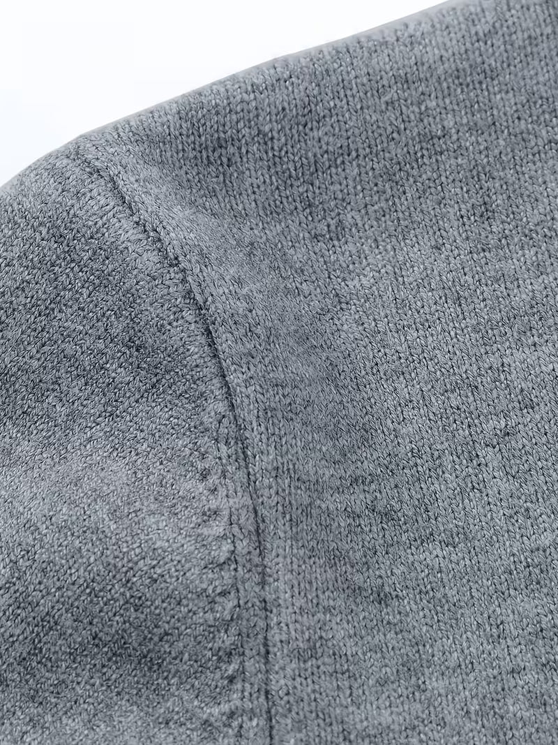 Pullover Casual Girocollo in Maglia Calda