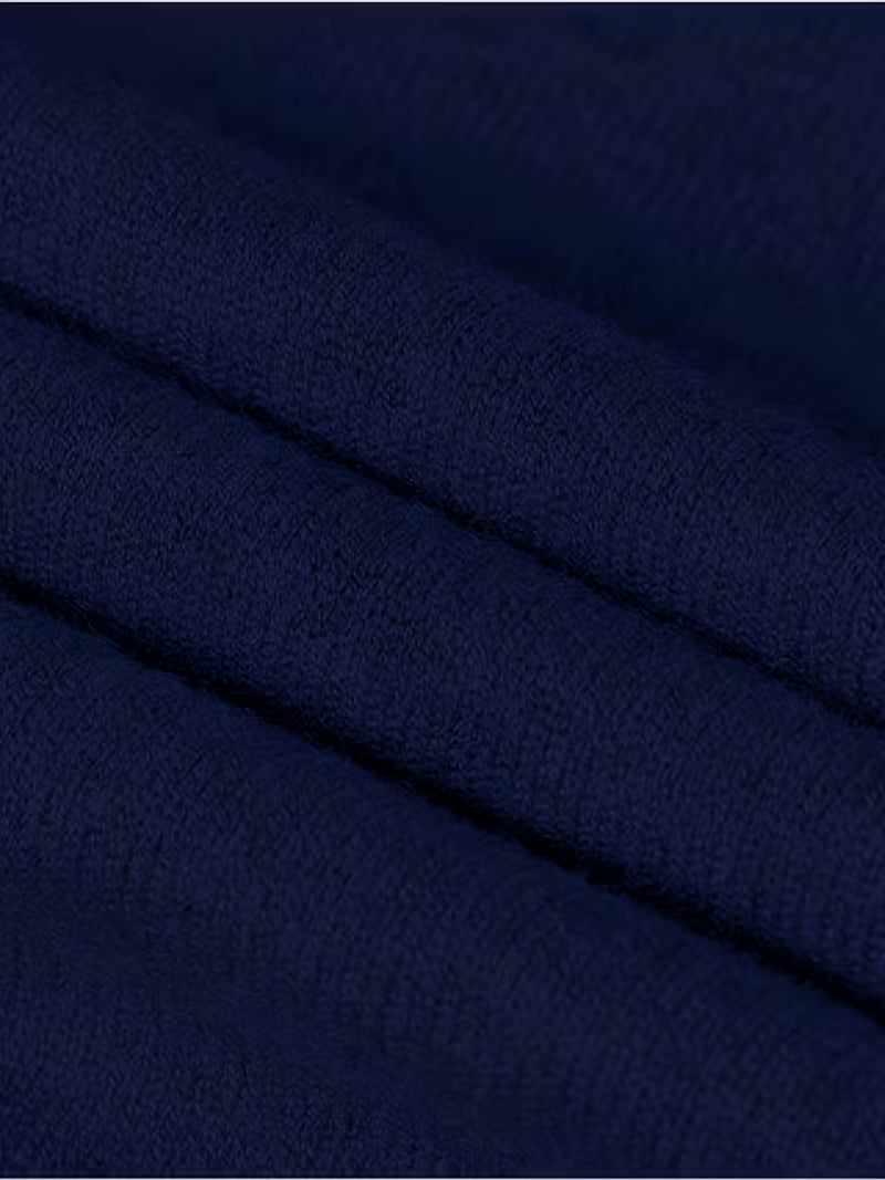 Pullover Casual Girocollo in Maglia Calda