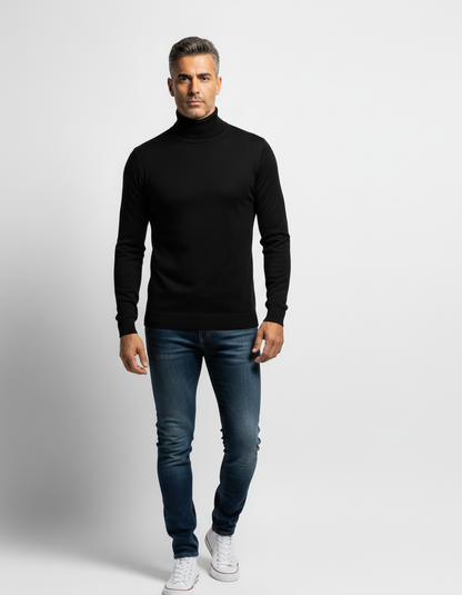 Maglione Dolcevita Essenziale in Maglia