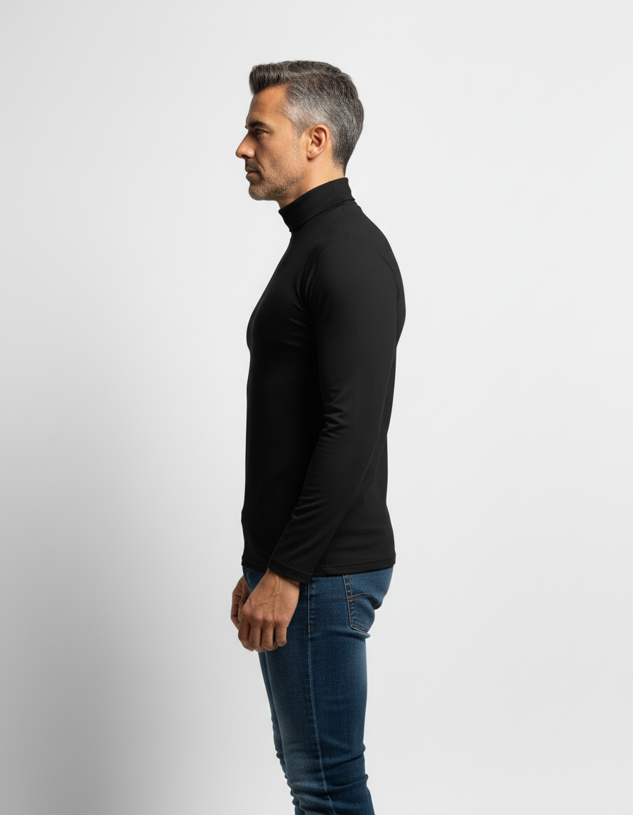 Maglietta Minimalista A Maniche Lunghe