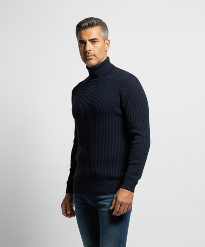 Maglione Dolcevita Essenziale in Maglia