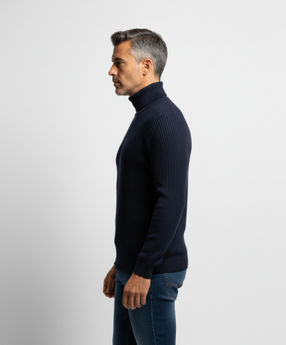 Maglione Dolcevita Essenziale in Maglia