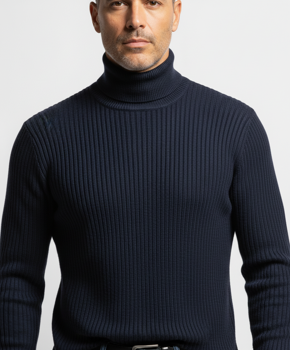 Maglione Dolcevita Essenziale in Maglia